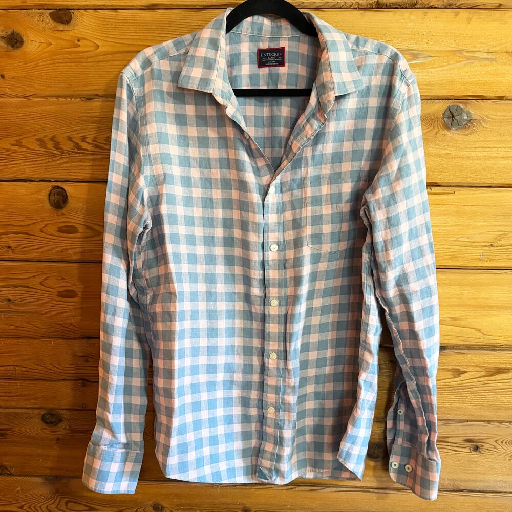UNTUCKit Sutton Men's Long-Sleeve Button Down Large